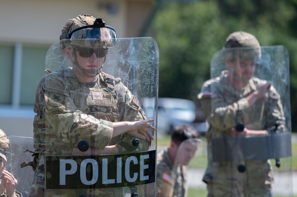 Massachusetts National Guard conducts civil disturbance response exercise