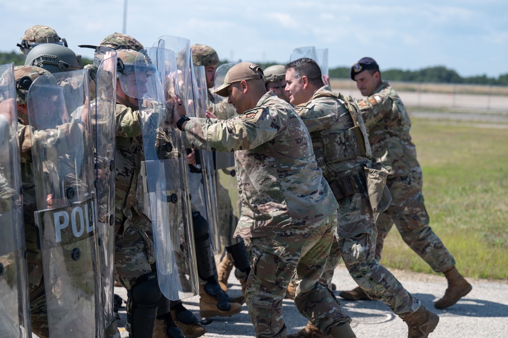 Massachusetts National Guard conducts civil disturbance response exercise