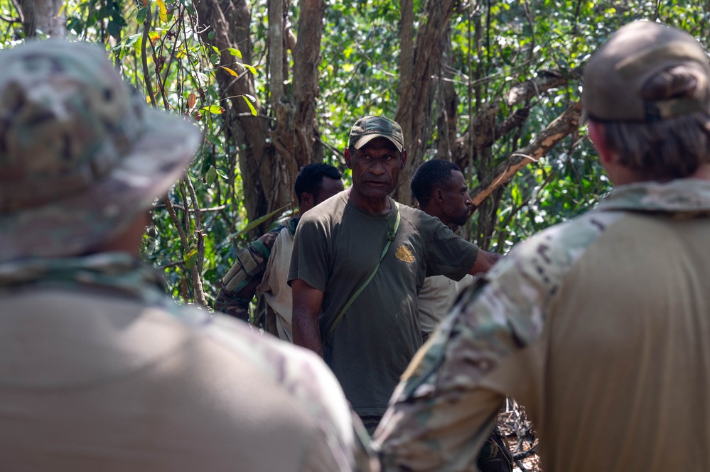 USAF, RAAF, and PNGDF exchange survival tactics during Pacific Angel 24-1