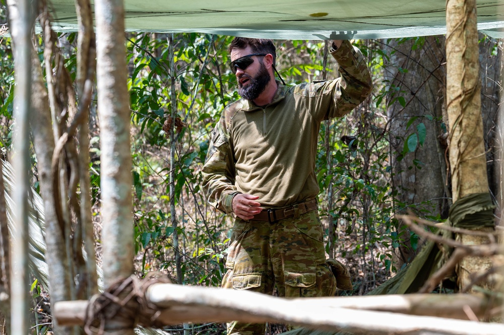 USAF, RAAF, and PNGDF exchange survival tactics during Pacific Angel 24-1