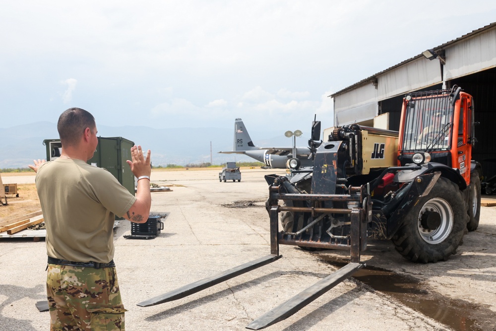 Thracian Summer 2024: CASPER Airmen conduct cargo load operations