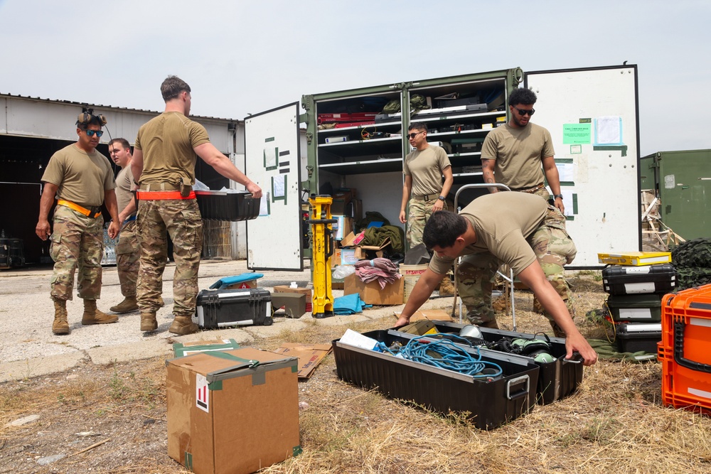 Thracian Summer 2024: CASPER Airmen conduct cargo load operations