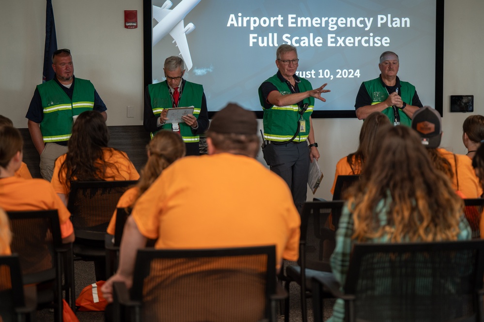 Hancock Field Air National Guard Base Fire Department Participates in Syracuse Regional Airport Authority's Triennial Disaster Drill