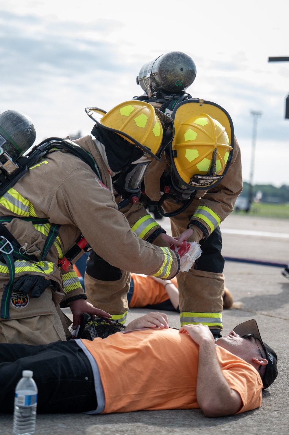 Hancock Field Air National Guard Base Fire Department Participates in Syracuse Regional Airport Authority's Triennial Disaster Drill