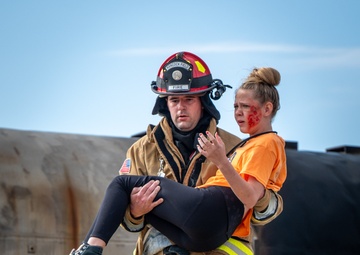 174th Attack Wing Airmen Participate in Syracuse Regional Airport Authority Disaster Drill