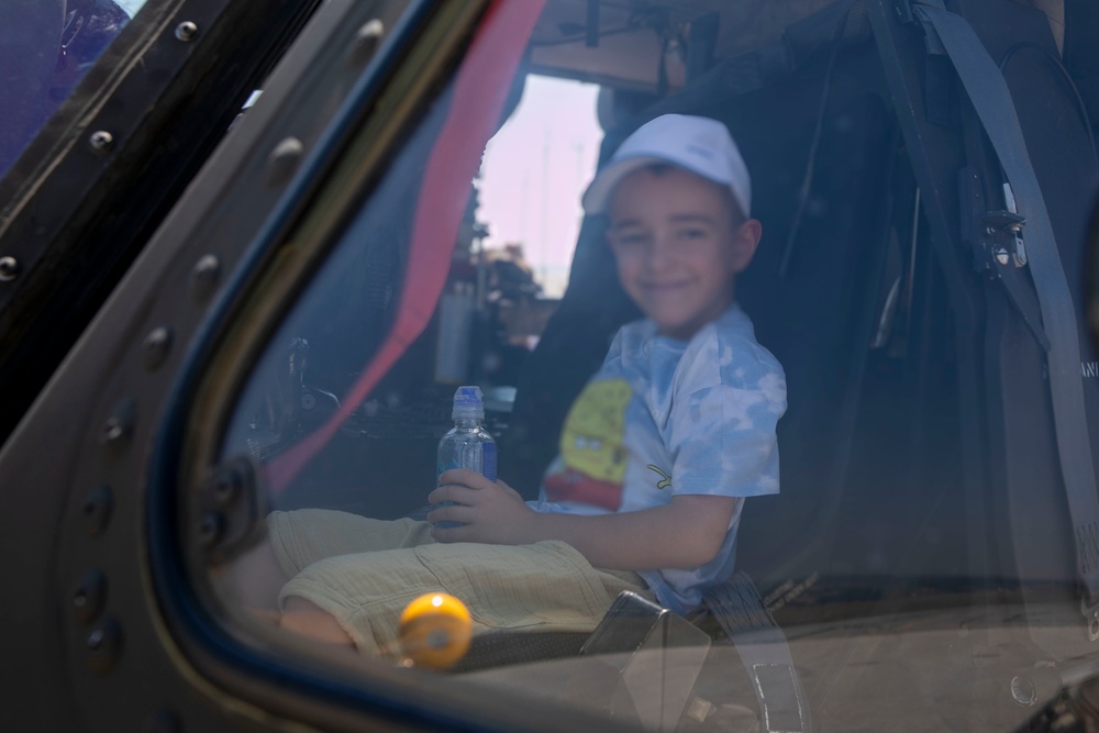 U.S. Soldiers from Regional Command East of the NATO-led KFOR mission hosted students and teachers from Future School at Camp Bondsteel, Kosovo, July 12, 2024.