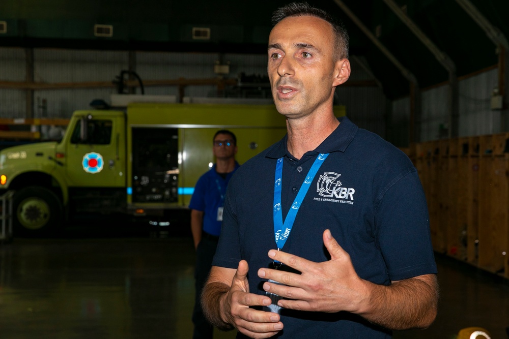 U.S. Soldiers from Regional Command East of the NATO-led KFOR mission hosted students and teachers from Future School at Camp Bondsteel, Kosovo, July 12, 2024.