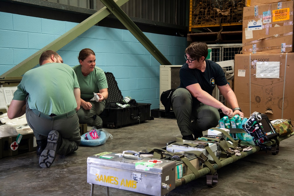 USAF, RAAF conduct aeromedical evacuation training with PNGDF during Pacific Angel 24-1
