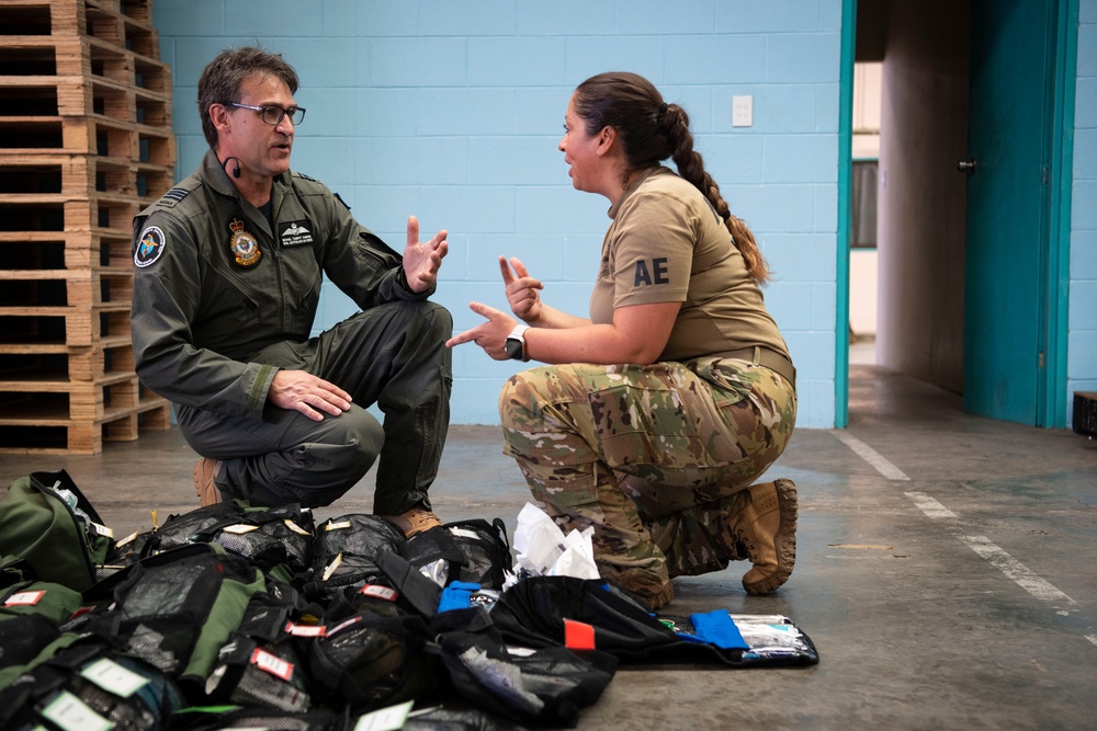 USAF, RAAF conduct aeromedical evacuation training with PNGDF during Pacific Angel 24-1