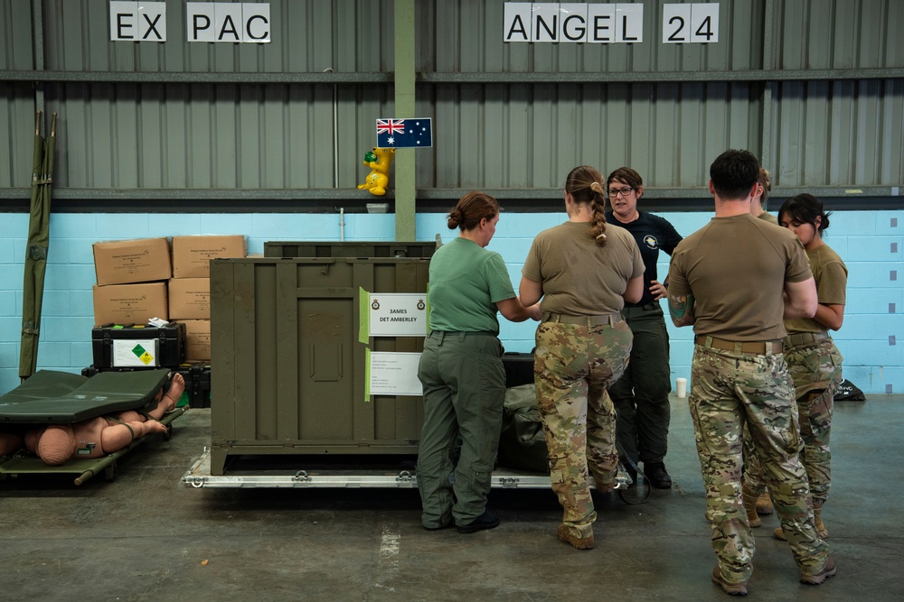USAF, RAAF conduct aeromedical evacuation training with PNGDF during Pacific Angel 24-1