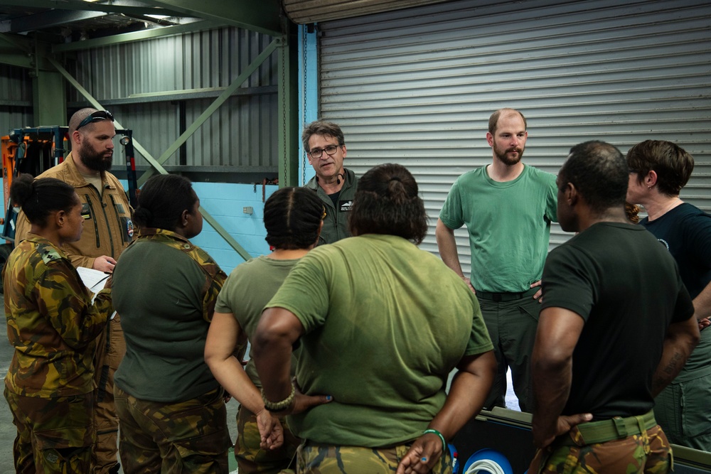 USAF, RAAF conduct aeromedical evacuation training with PNGDF during Pacific Angel 24-1