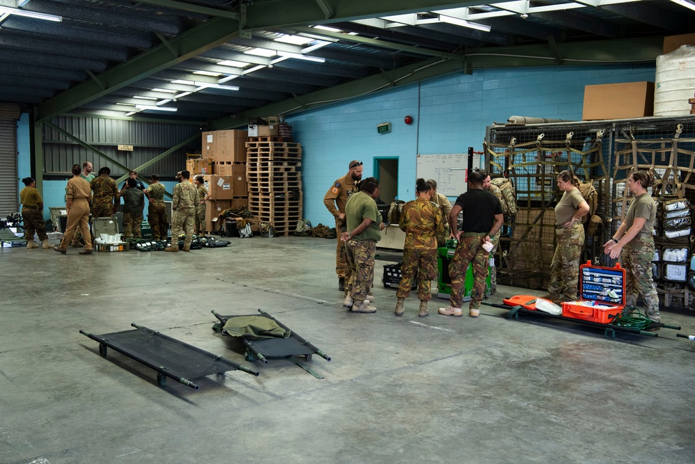 USAF, RAAF conduct aeromedical evacuation training with PNGDF during Pacific Angel 24-1