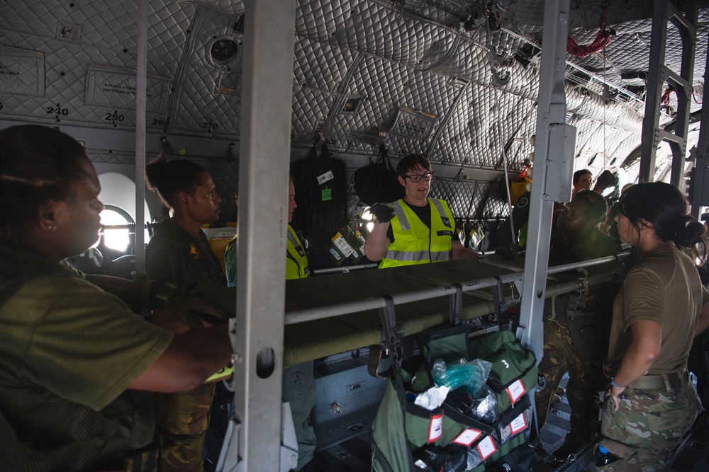 USAF, RAAF conduct aeromedical evacuation training with PNGDF during Pacific Angel 24-1