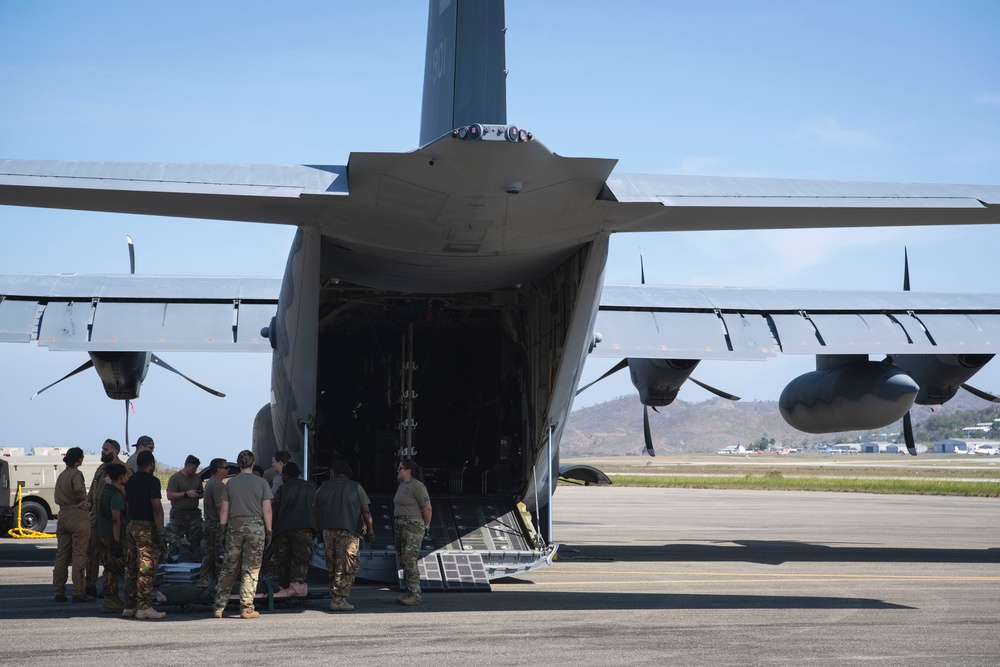 USAF, RAAF conduct aeromedical evacuation training with PNGDF during Pacific Angel 24-1