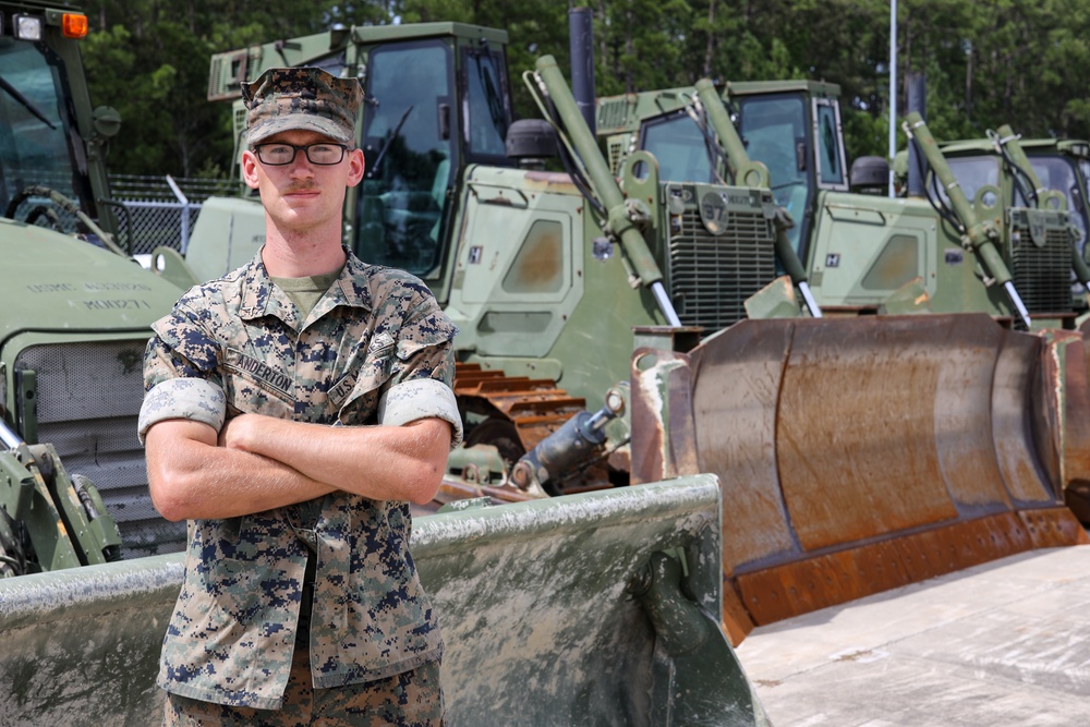 Lance Cpl. Parker Anderton wins 2nd MAW Cowbell Award