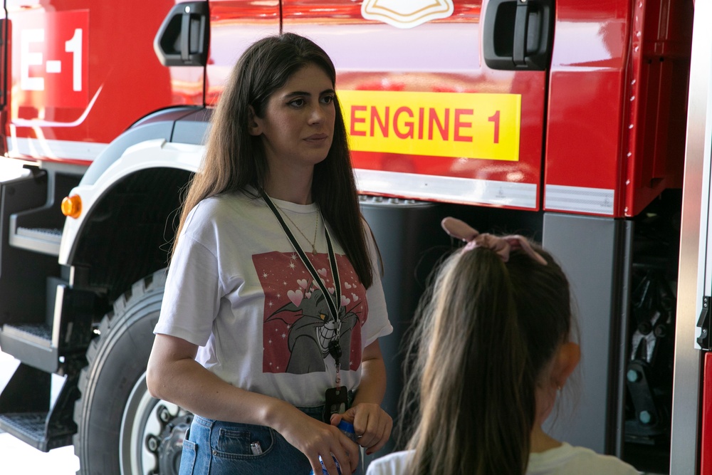 U.S. Soldiers from Regional Command East of the NATO-led KFOR mission hosted students and teachers from Future School at Camp Bondsteel, Kosovo, July 12, 2024.