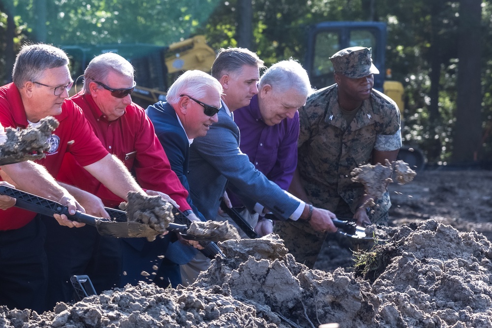 Lejeune Memorial Gardens Welcome Center Groundbreaking Ceremony