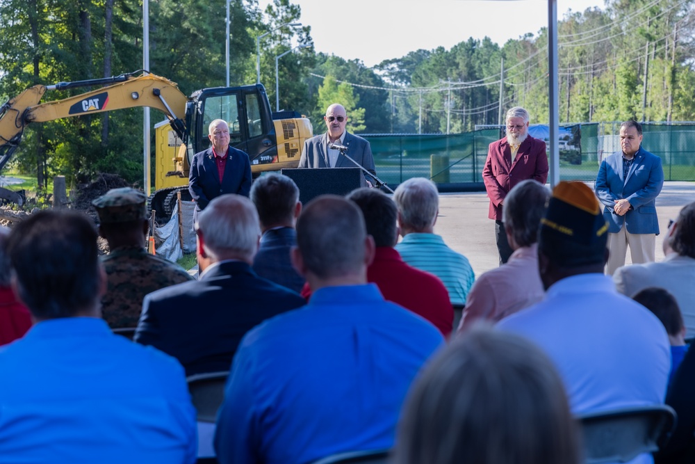 Lejeune Memorial Gardens Welcome Center Groundbreaking Ceremony
