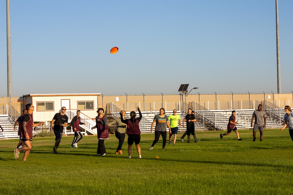 Marines Ultimate Frisbee Game