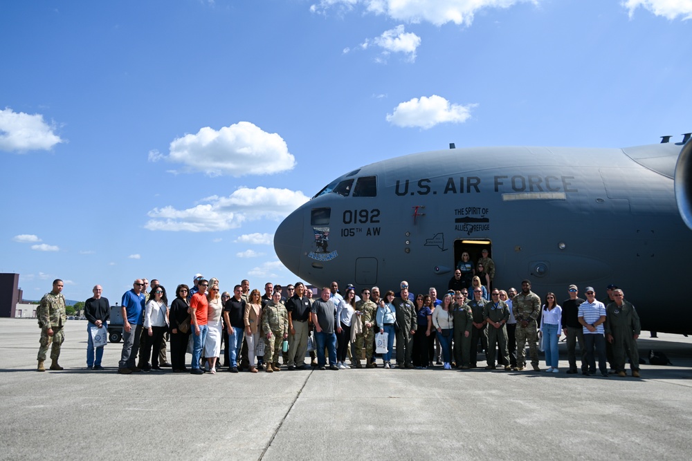 105th Airlift Wing flies Bosslift for Employer Support of the Guard and Reserve