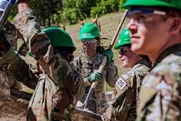 Engineering cadets gain experience as they build homes for needy