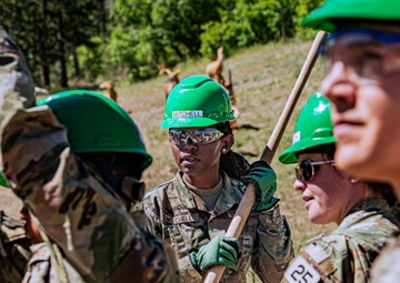 Engineering cadets gain experience as they build homes for needy