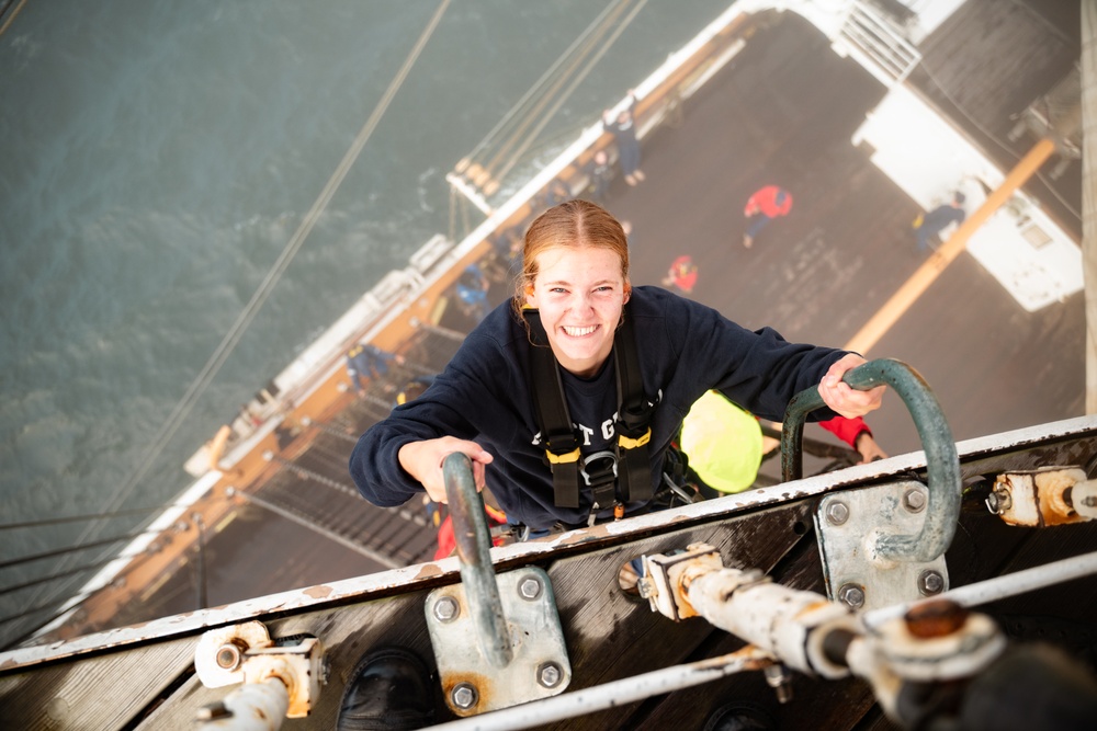 Coast Guard Cutter Eagle sets sail stations