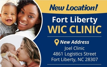 The Cumberland County WIC Office at Fort Liberty is Moving!