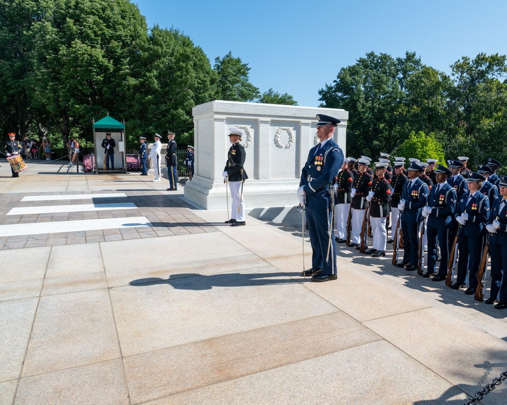 MOD of Thailand's Armed Forces Full Honors Wreath Ceremony