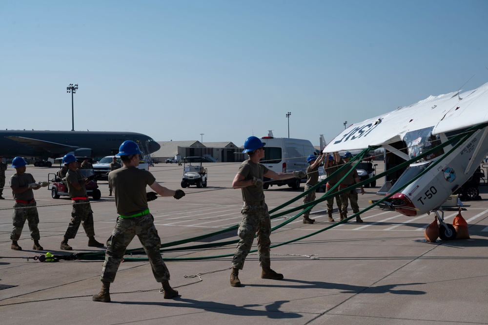 McConnell Airmen Perform Crash Damage or Disabled Aircraft Recovery Operations