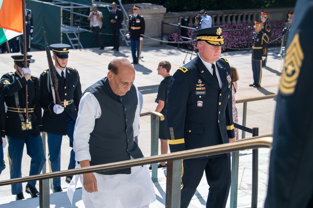 MOD of Thailand's Armed Forces Full Honors Wreath Ceremony