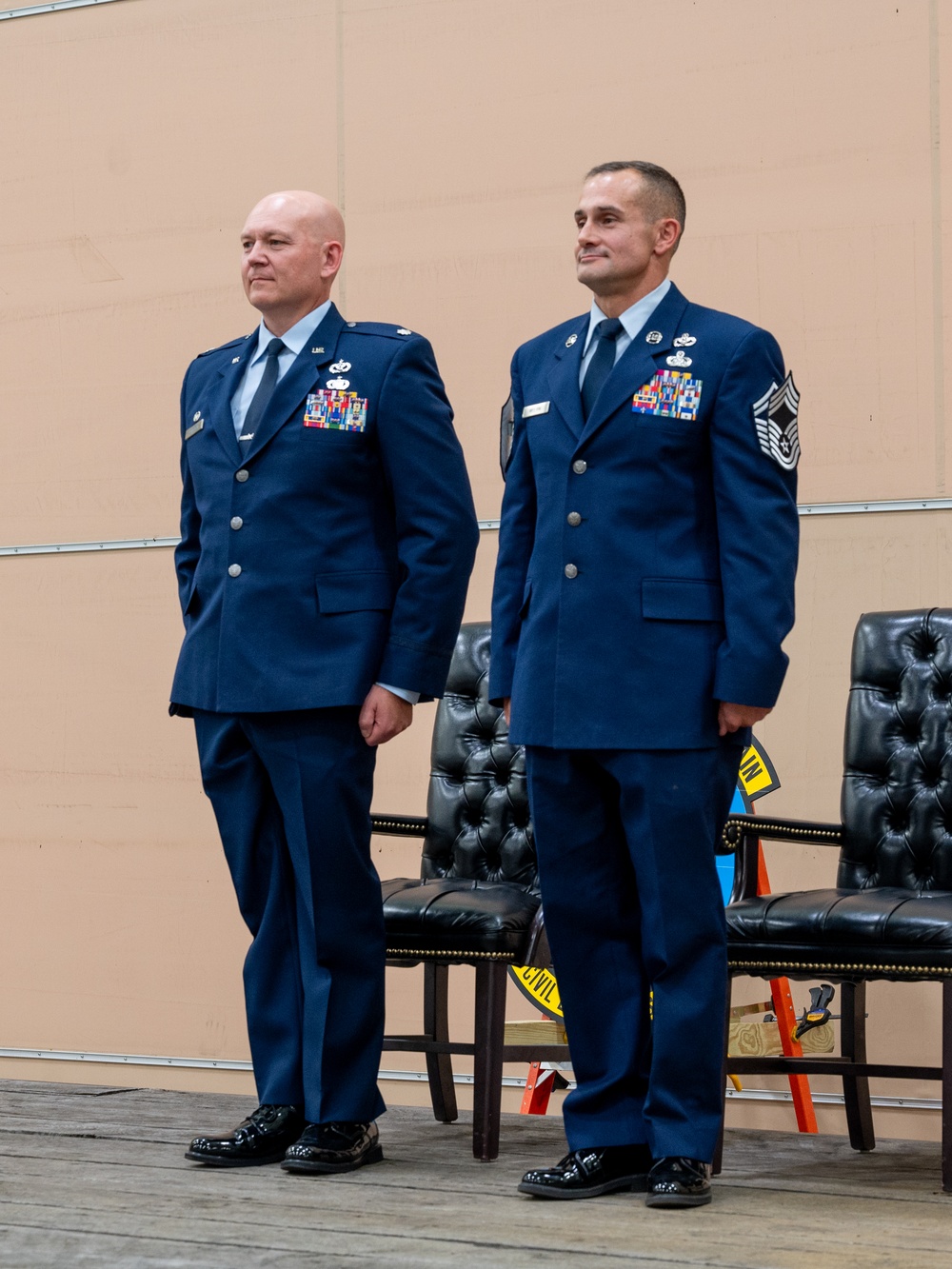 102nd Civil Engineer Squadron Senior Enlisted Leader promotes to Chief Master Sergeant