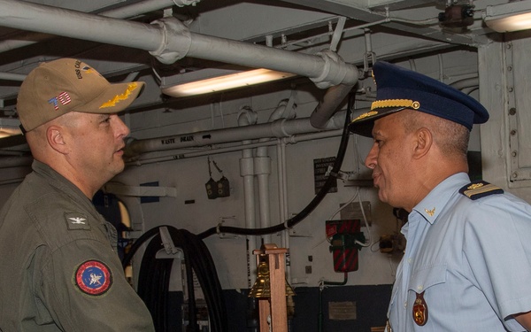 Members of Moroccan Military visit USS Carl Vinson