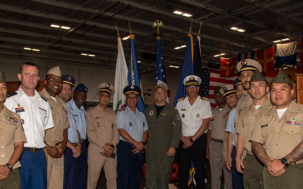 Members of Moroccan Military visit USS Carl Vinson