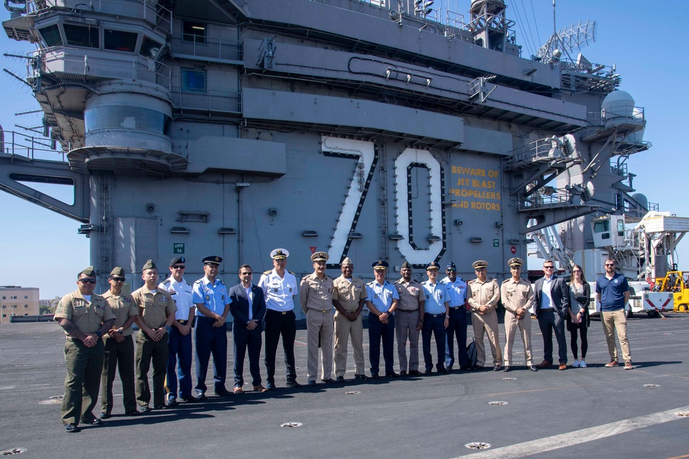 Members of Moroccan Military visit USS Carl Vinson