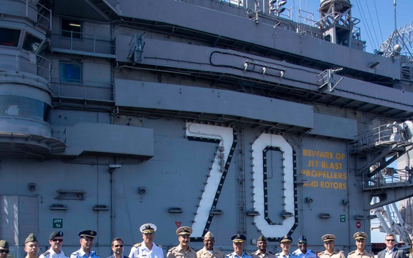 Members of Moroccan Military visit USS Carl Vinson