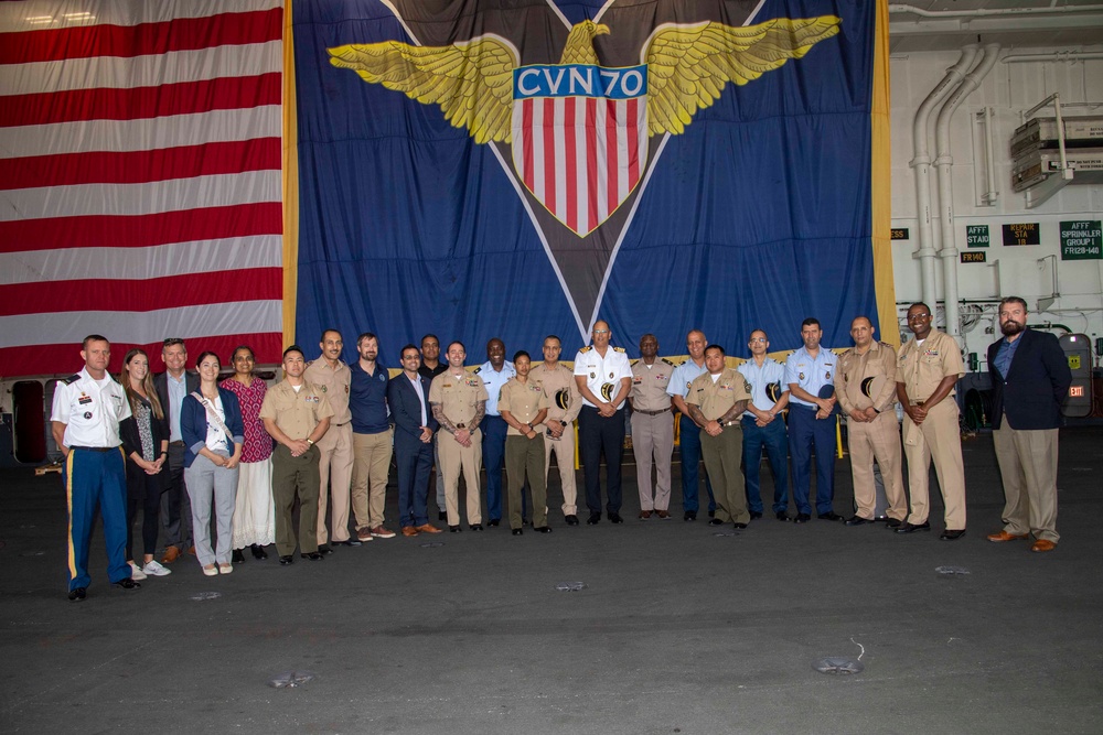 Members of Moroccan Military visit USS Carl Vinson