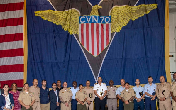 Members of Moroccan Military visit USS Carl Vinson