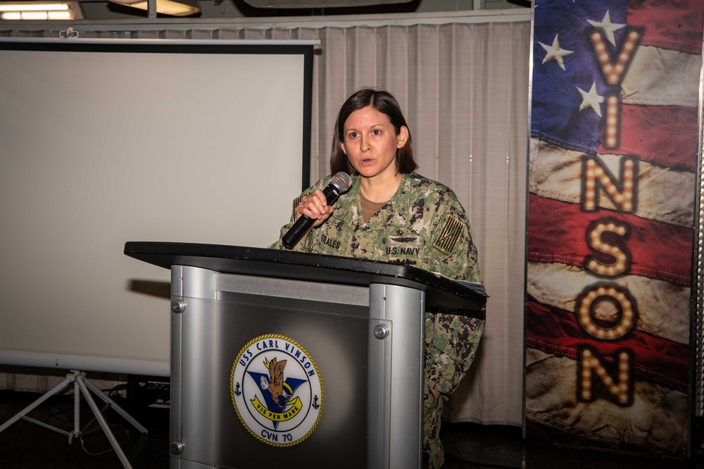 USS Carl Vinson celebrates Women’s Equality Day