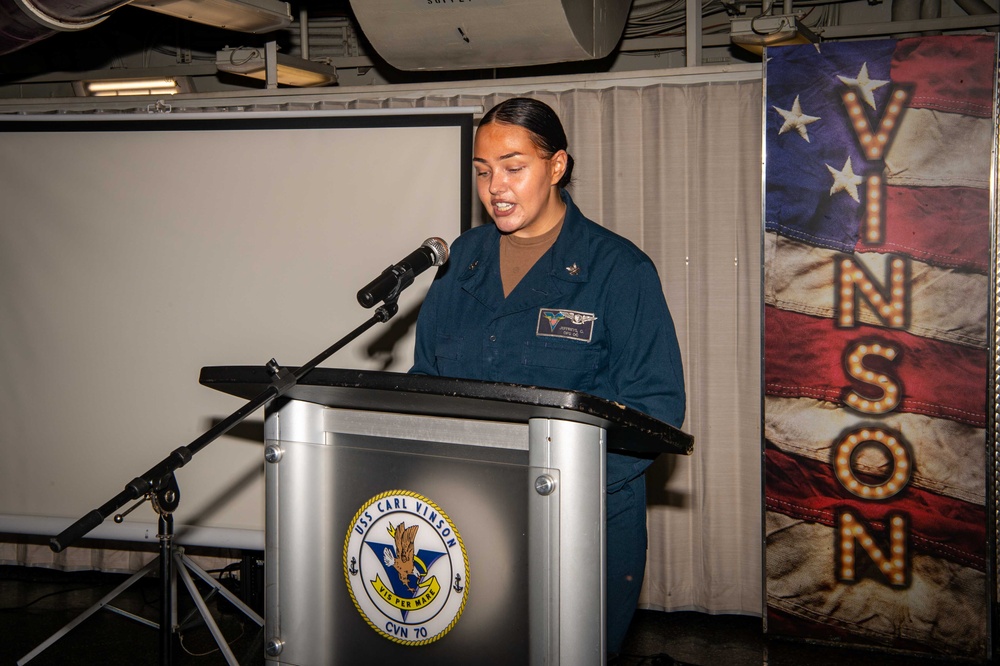 USS Carl Vinson celebrates Women’s Equality Day