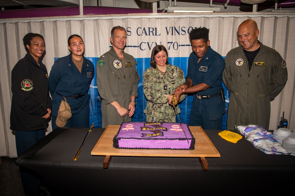 USS Carl Vinson celebrates Women’s Equality Day