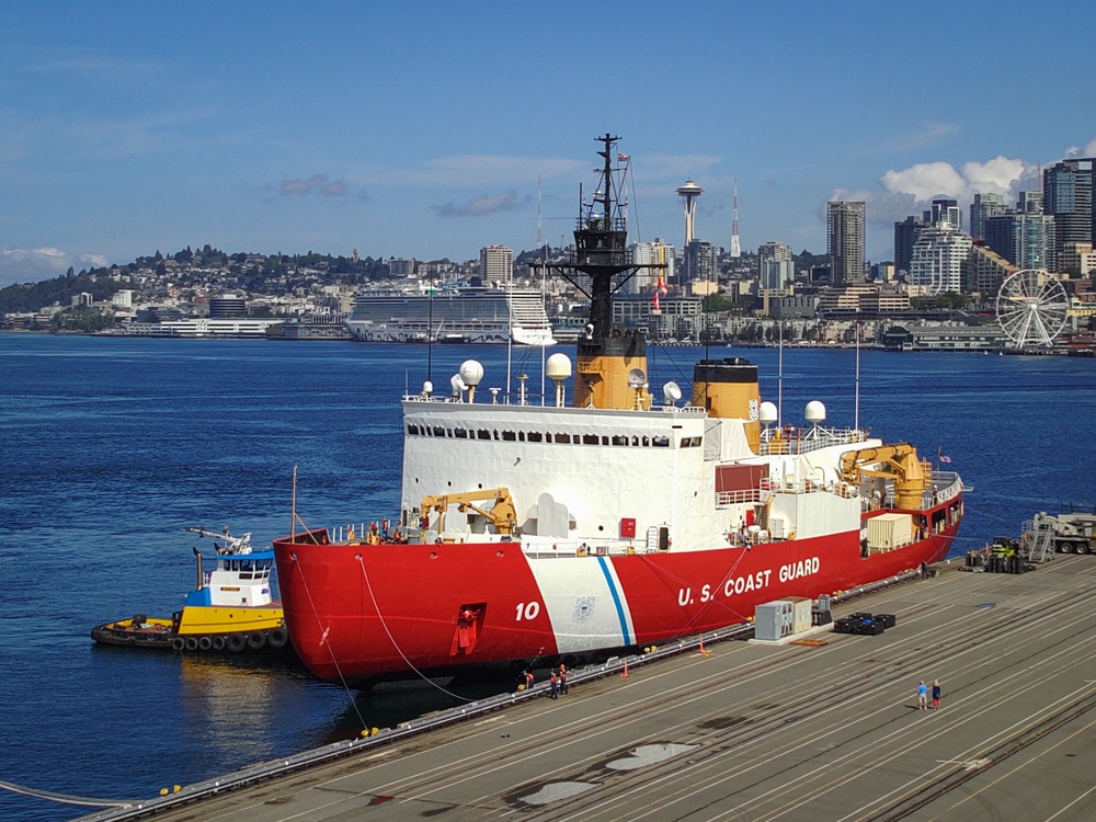 U.S. Coast Guard Cutter Polar Star returns to Seattle following dry dock repairs