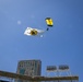 Navy Parachute Team Jumps in Padres Game