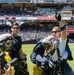 Navy Parachute Team Jumps in Padres Game