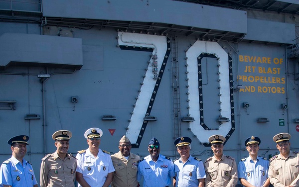 Members of Moroccan Military visit USS Carl Vinson