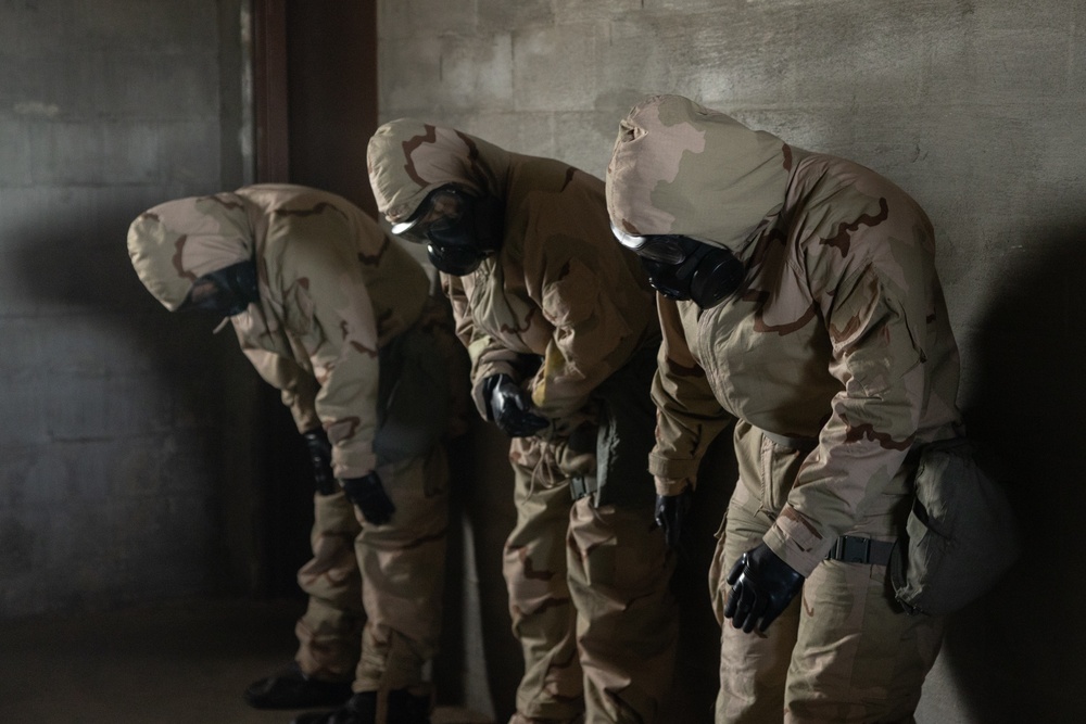 CBRN Marines Conduct Annual Gas Chamber on MCBH