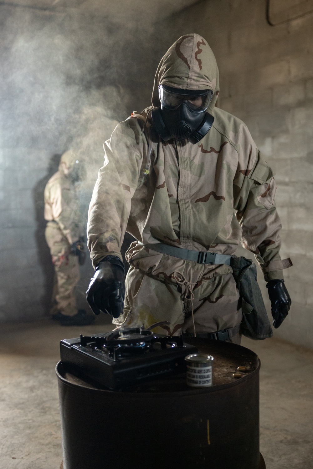 CBRN Marines Conduct Annual Gas Chamber on MCBH