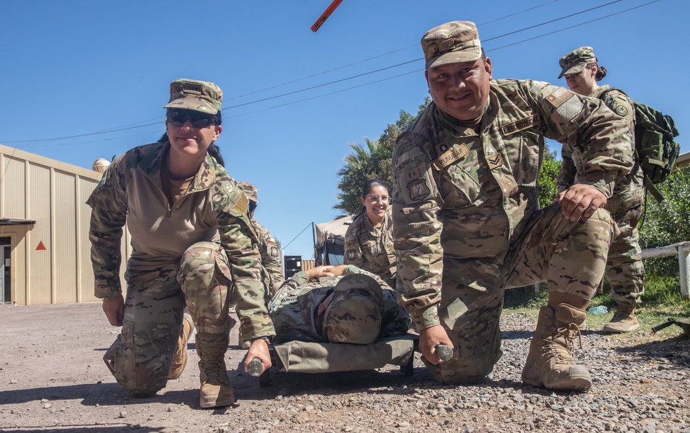 U.S. and Chilean forces conduct joint-simulated casualty evacuation training at Southern Fenix 24