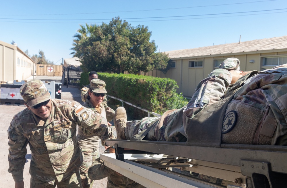 U.S. and Chilean forces conduct joint-simulated casualty evacuation training at Southern Fenix 24