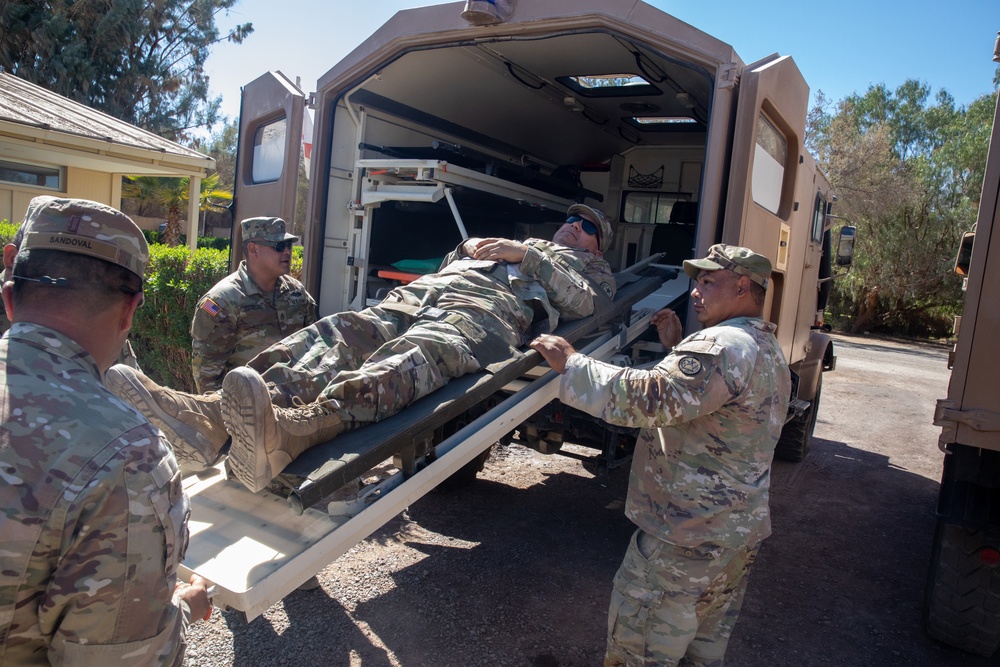 U.S. and Chilean forces conduct joint-simulated casualty evacuation training at Southern Fenix 24